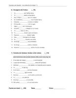 Vorschau - Arbeitsblätter - Test de repaso - Verbos - Seite 1