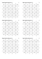 Aperçu - Jeux - Additionner et soustraire des nombres décimaux - Bingo - Page de couverture