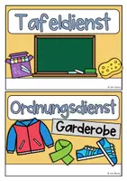 Vorschau - Bildkarten - Dienste, Klassendienste (Schilder und Wimpel) - Seite 2