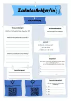 Vista previa - Hojas de trabajo - Perfil profesión"Técnico dental " alemán - página 1