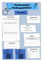 Vista previa - Hojas de trabajo - Perfil profesión "Asistente médico" alemán - página 1