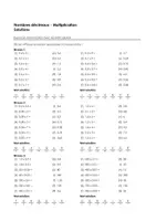 Aperçu - Feuilles d'exercices - Nombres décimaux (kit pédagogique) - Page 1