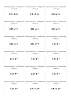 Aperçu - Fiches - Nombres décimaux - Multiplication - Fiches - Page 2