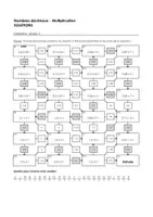 Aperçu - Feuilles d'exercices - Nombres décimaux - Multiplication - Labyrinthe - (Niveau 1, Niveau 2, Niveau 3) - Page 3