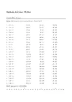 Aperçu - Feuilles d'exercices - Nombres décimaux - Division - Choix multiple (Niveau 1, Niveau 2, Niveau 3) - Page de couverture