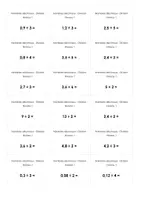 Aperçu - Fiches - Nombres décimaux - Division - Fiches - Page de couverture