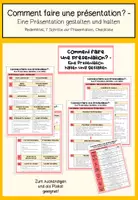 Vorschau - Arbeitsblätter - Comment faire une présentation-Präsentation gestalten und halten - Deckblatt