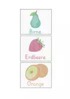 Vorschau - Spiele - Fördermaterial - Obst - Zahlen 1 - 5 (auch für die Holz-Sortierbox) - Seite 3