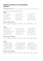 Aperçu - Feuilles d'exercices - Exercices avec mot solution - Mathématiques - thèmes divers - Page 2