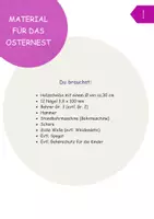 Vorschau - Anderer Materialtyp - Schritt für Schritt Anleitung Baumscheiben Osternest - Seite 1