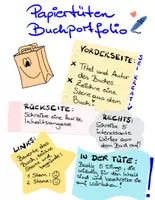 Vorschau - Merkblätter - Papiertüten Buch-Portfolio - Deckblatt