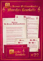 Vorschau - Spiele - Lesekette Märchen Bremer Stadtmusikanten - Deckblatt