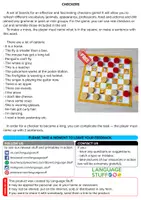 Vorschau - Spiele - Checkers Vocabulary games - Seite 1