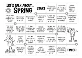 Vorschau - Spiele - English boardgame Let´s talk about SPRING - Seite 2