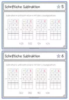 Vorschau - Stationenlernen - Kartei schriftliche Subtraktion - Seite 3