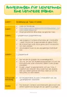 Vorschau - Stundenentwürfe - Vitamine & Mineralstoffe - Eine komplette Lernreise in zwei Versionen - Seite 1