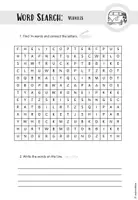 Vorschau - Arbeitsblätter - Word Search: Vehicles (4-fach differenziert) - Seite 2
