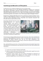 Vorschau - Arbeitsblätter - Mensch und Ökosysteme - Stundenaufgabe zur den menschlichen Auswirkungen auf Ökosysteme - Seite 1
