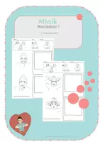 Vorschau - Arbeitsblätter - Mimik Arbeitsblätter I - Deckblatt