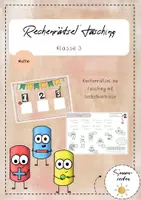 Vorschau - Arbeitsblätter - Fasching Rechenrätsel - Deckblatt