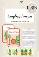 Vorschau - Arbeitsblätter - Lagebeziehungen (1./2. Klasse) - Deckblatt