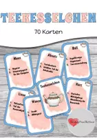 Vorschau - Spiele - Teekesselchen (Homonyme/Polyseme) - 70 Karten - Deckblatt