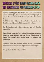 Vorschau - Stationenlernen - Mathematik: Rechenufos - Addition und Subtraktion mit 10 mit Selbstkontrolle - Seite 1