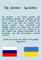 Vorschau - Arbeitsblätter - Länder-Steckbrief: Ukraine in Europa - Geographie, Leute, Sprache & Religion - Seite 2