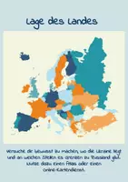 Vorschau - Arbeitsblätter - Länder-Steckbrief: Ukraine in Europa - Geographie, Leute, Sprache & Religion - Seite 3