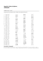 Vorschau - Aufgabenkarten - Negative Zahlen dividieren - Multiple Choice (Level 1, 2 und 3) - Seite 1