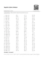 Vorschau - Aufgabenkarten - Negative Zahlen dividieren - Multiple Choice (Level 1, 2 und 3) - Seite 2