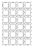 Vorschau - Spiele - Negative Zahlen multiplizieren und dividieren - Puzzle - Deckblatt