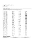 Vorschau - Arbeitsblätter - Negative Zahlen multiplizieren und dividieren - Multiple Choice (Level 1, 2 und 3) - Seite 3