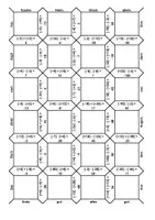Vorschau - Spiele - Rechnen mit negativen Zahlen - Puzzle - Deckblatt