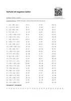 Vorschau - Arbeitsblätter - KlaPuStri mit negtiven Zahlen - Multiple Choice (Level 1, 2 und 3) - Seite 2