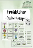 Vorschau - Spiele - Frühblüher Gedächtnisspiel - Deckblatt
