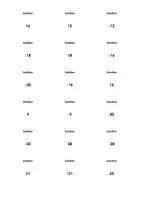 Aperçu - Fiches - Multiplier les nombres négatifs - Fiches - Page 1