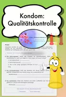 Vorschau - Arbeitsblätter - Kondom Qualitätskontrolle - Deckblatt