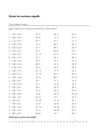 Aperçu - Feuilles d'exercices - Diviser les nombres négatifs - Choix multiple (Niveau 1, Niveau 2, Niveau 3) - Page de couverture