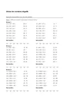 Aperçu - Feuilles d'exercices - Diviser les nombres négatifs - Exercices d'association avec les mots solution - Page de couverture