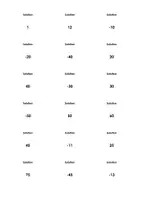 Aperçu - Fiches - Diviser les nombres négatifs - Fiches - Page 3