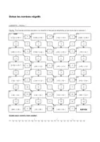 Aperçu - Feuilles d'exercices - Diviser les nombres négatifs - Labyrinthe - (Niveau 1, Niveau 2, Niveau 3) - Page de couverture
