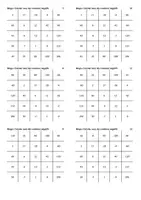 Aperçu - Jeux - Calculer avec des nombres négatifs - Bingo - Page 1