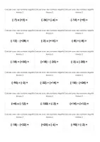 Aperçu - Fiches - Calculer avec des nombres négatifs - Fiches - Page 2
