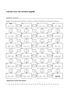 Aperçu - Feuilles d'exercices - Calculer avec des nombres négatifs - Labyrinthe - (Niveau 1, Niveau 2, Niveau 3) - Page 2