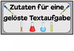 Vorschau - Fördermaterial/Inklusion - Sachaufgaben lösen - Bestandteile Sachaufgabe - Seite 3