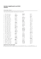 Aperçu - Feuilles d'exercices - Nombres négatifs (point avant tiret) - Choix multiple (Niveau 1, Niveau 2, Niveau 3) - Page 1