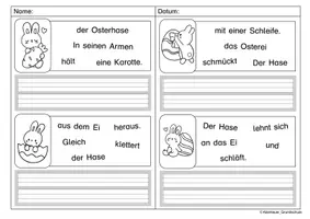 Vorschau - Arbeitsblätter - Schüttelsätze Ostern - Seite 2