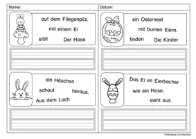 Vorschau - Arbeitsblätter - Schüttelsätze Ostern - Seite 3