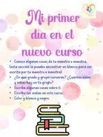 Vista previa - Manualidades / Dibujos para colorear - INICIO DEL NUEVO CURSO - Portada